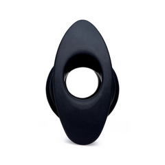Front-facing view of Hive Ass Tunnel plug highlighting the open hollow centre and base