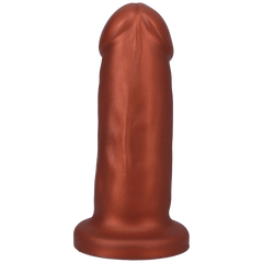 Front-facing close-up of Tantus They/Them showing realistic tip detail and smooth matte silicone texture