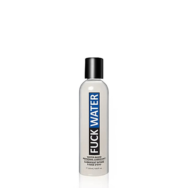 FuckWater Original 4 oz water-based personal lubricant in a clear bottle with black cap