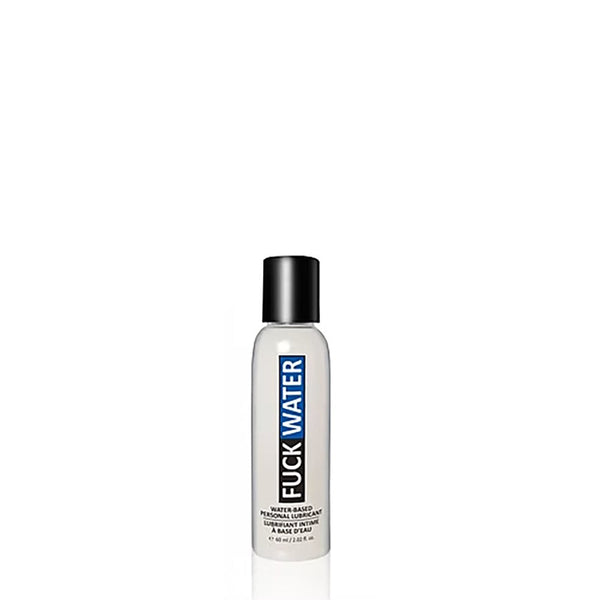 FuckWater Original Personal Lubricant 2 oz clear bottle with black flip-top cap, water-based formula