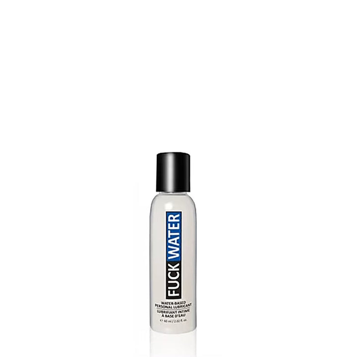 FuckWater Original Personal Lubricant 2 oz clear bottle with black flip-top cap, water-based formula