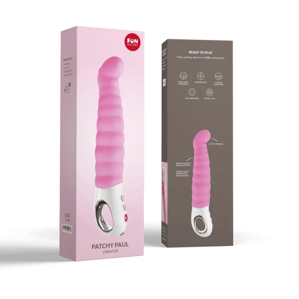 Patchy Paul Flexible Ribbed G5 Deluxe G-Spot Vibrator - Dreamy Desire