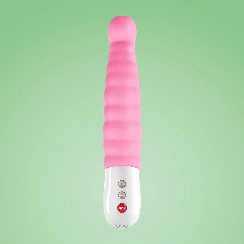 Fun Factory Vibrators Candy Rose Patchy Paul Flexible Ribbed G5 Deluxe G-Spot Vibrator