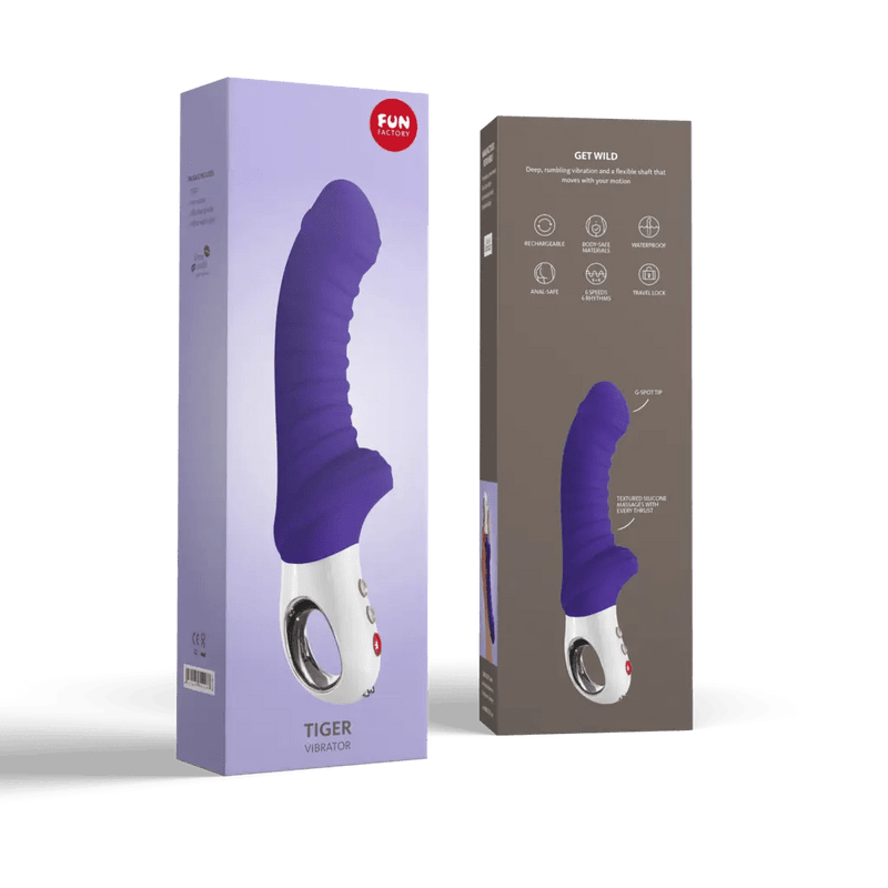 Fun Factory Vibrators Petrol Fun Factory Jewel Tiger G5 Ribbed Vibrator & G-Spot Stimulator