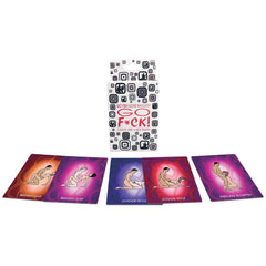 Go F*ck! card game by Kheper Games with box and four illustrated position cards displayed