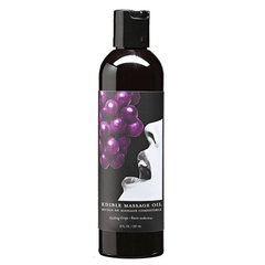 Edible Massage Oil Grape 8 fl oz / 237 ml - Dreamy Desire