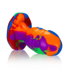 Honcho plug laying on side showing flat retrieval base and textured body close-up