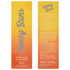 Honey Buns box back panel displaying directions, warnings, and vegan-friendly ingredients list
