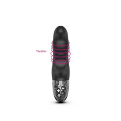 Hop Hop Bob vibrator with pink rings illustrating vibration zone along the shaft