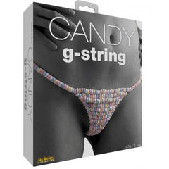 Hott Products Candy G-String in pastel rainbow candy bead design, 145g novelty underwear
