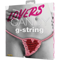 Hott Products Lover's Candy Heart G-String box showing pink candy beaded underwear design