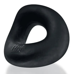 Hunkyjunk FORM cockring angled side view highlighting smooth matte silicone texture