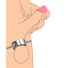 Illustrated diagram showing polished steel Ball Trap stretcher worn at base, with eye-bolt attachment points