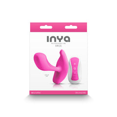 INYA Eros Rechargeable Vibe packaging front view by NS Novelties, silicone and ABS