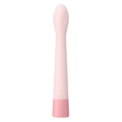 Iroha Koharu Benitsubomi vibrator in soft pink with a curved silicone tip