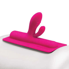 Jackalope bulbous rabbit-style attachment resting on a white surface, showing curved profile