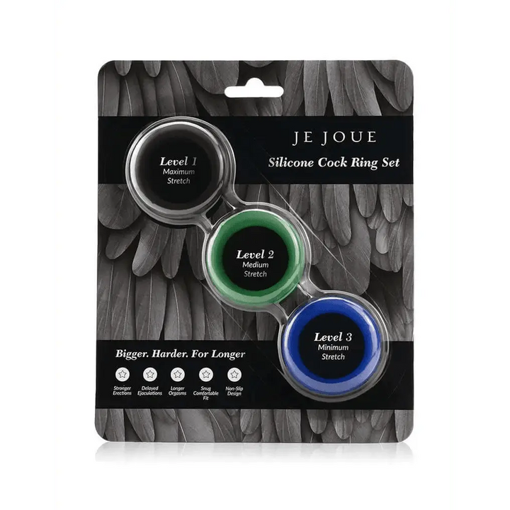 Je Joue Silicone Cock Ring 3 Pack - Dreamy Desire