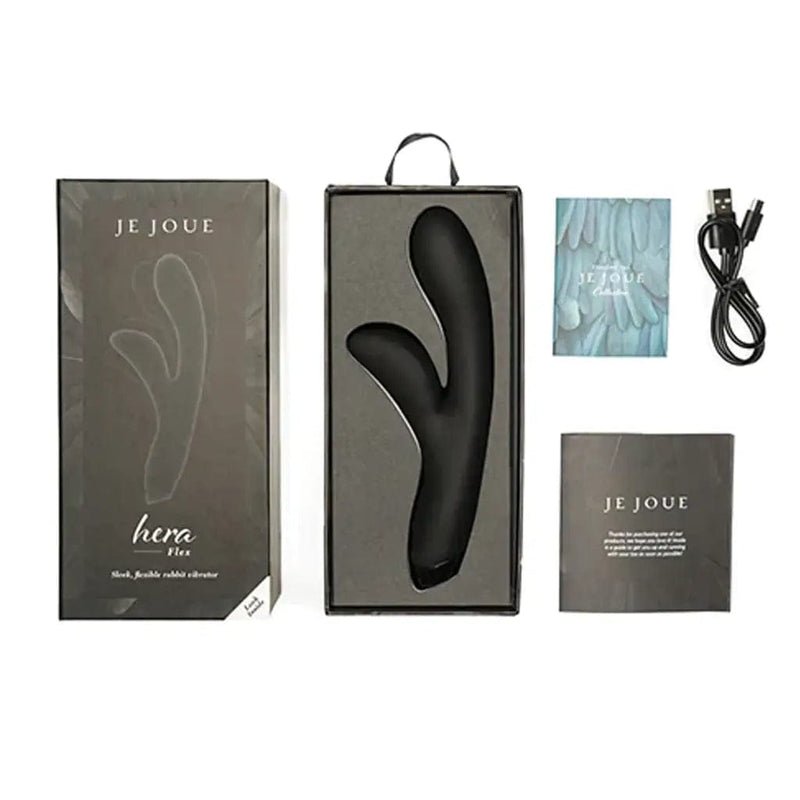 Je Joue Vibrators Je Joue Hera Flex Rabbit Vibrator Black