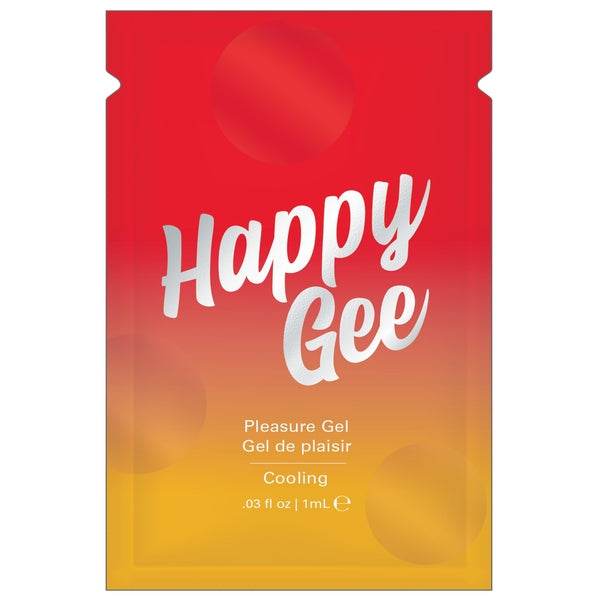 HAPPY GEE COOLING PLEASURE GEL - FOIL - 0.03 fl oz | 1 mL - Dreamy Desire