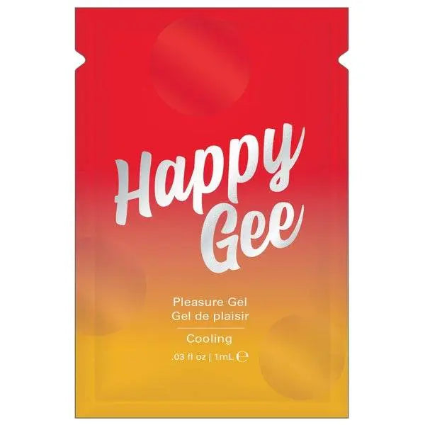 HAPPY GEE COOLING PLEASURE GEL - FOIL - 0.03 fl oz | 1 mL - Dreamy Desire
