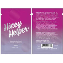 HINEY HELPER DESENSITIZING GEL - FOIL - 0.03 fl oz | 1 mL - Dreamy Desire