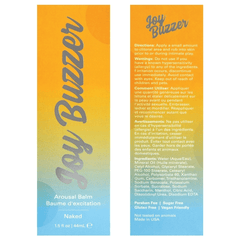 JOY BUZZER Clitoral Arousal Balm - Naked Flavor Free 1.5oz | 44mL - Dreamy Desire