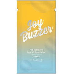 JOY BUZZER FLAVOR FREE AROUSAL BALM NAKED - FOIL - 0.13 floz | 4 mL - Dreamy Desire