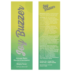 JOY BUZZER Clitoral Arousal Balm - Mojito Twist 1.5oz | 44mL - Dreamy Desire