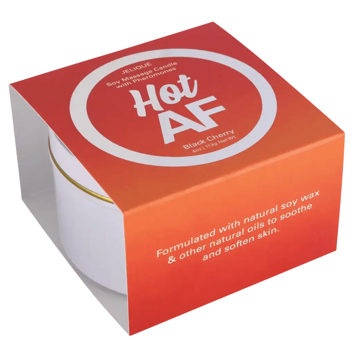Jelique Massage Candle Hot AF Black Cherry 4 Oz - Dreamy Desire