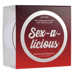 Jelique Massage Candle Sex-A-Licious Ravenous Raspberry 4 Oz - Dreamy Desire