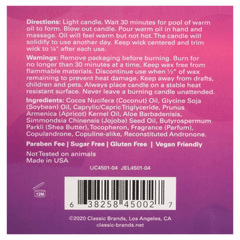 Jelique Massage Candle Smitten Strawberries & Champagne - Dreamy Desire