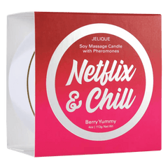 Jelique Pheromone Massage Candle Netflix & Chill Berry Yummy 4 Oz - Dreamy Desire