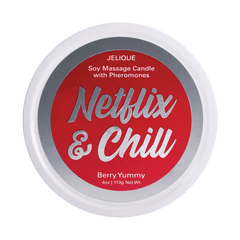 Jelique Pheromone Massage Candle Netflix & Chill Berry Yummy 4 Oz - Dreamy Desire
