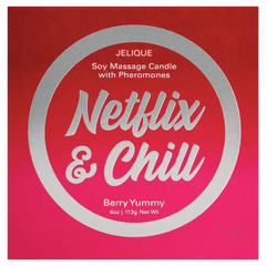 Jelique Pheromone Massage Candle Netflix & Chill Berry Yummy 4 Oz - Dreamy Desire