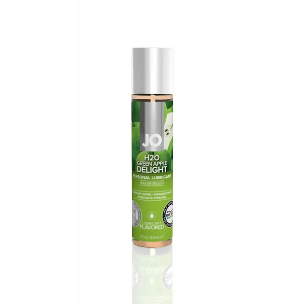 System JO H2O Green Apple Delight flavored water-based personal lubricant, 1 fl oz bottle