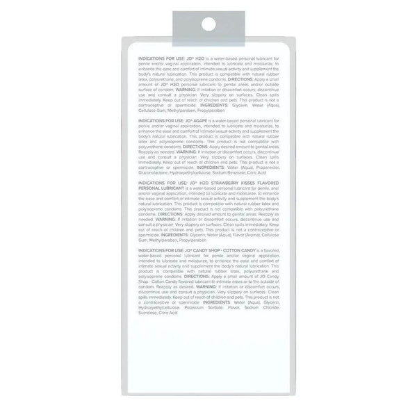 System JO Four Play Lubricant Variety Pack - Dreamy Desire