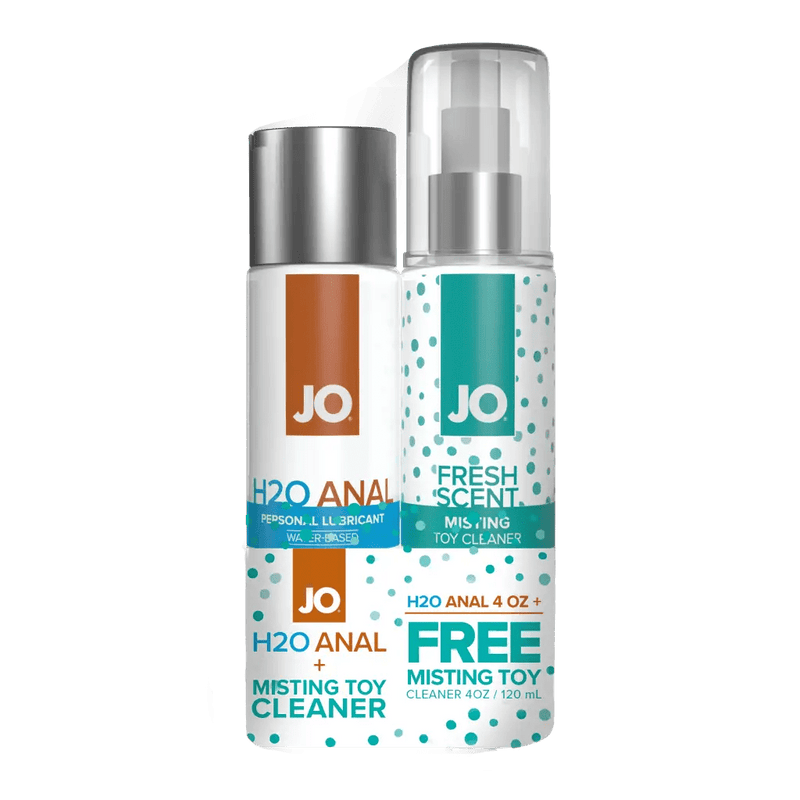 JO Lubricants Lubes JO H2O Anal Original Lubricant 4oz + GWP JO Misting Toy Cleaner 4oz