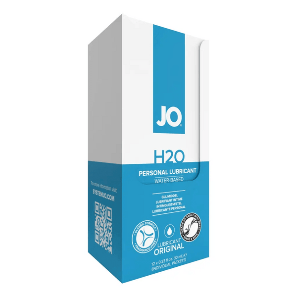 JO H2O Foil Display Box - Original - Lubricant 0.34 floz / 10 mL - Dreamy Desire