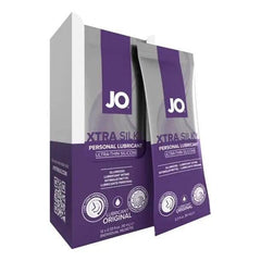 JO Xtra Silky Silicone Foil Display Box - 12 x 10mL - Dreamy Desire