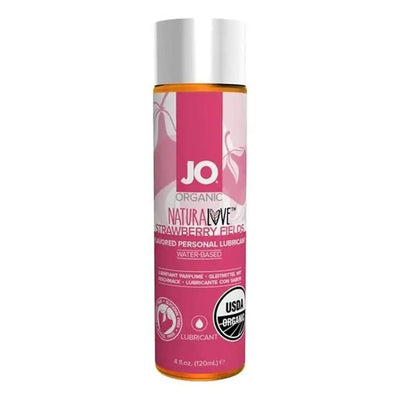 JO NATURALOVE Organic Strawberry Lubricant 4oz - Dreamy Desire
