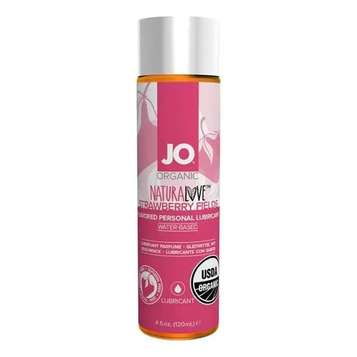 JO NATURALOVE Organic Strawberry Lubricant 4oz - Dreamy Desire