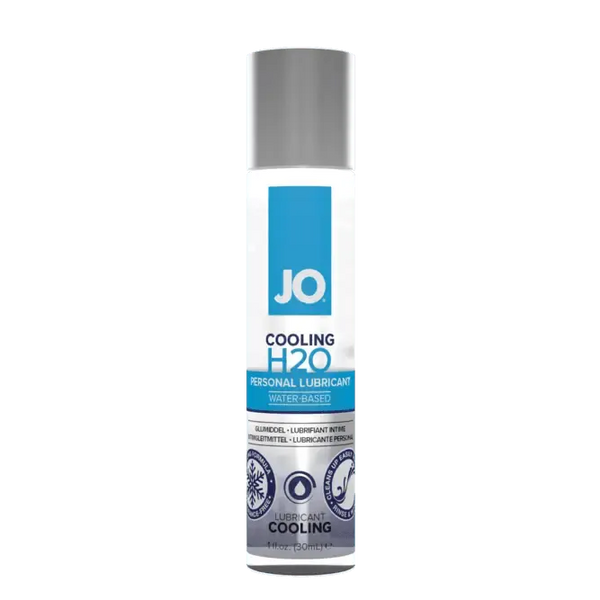 JO H2O Cooling Lubricant 1 fl oz bottle with water-based cooling formula label
