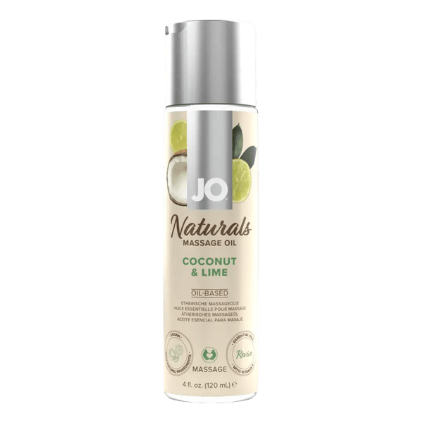 JO Lubricants Other JO Naturals - Coconut & Lime - Massage 4 floz / 120 mL