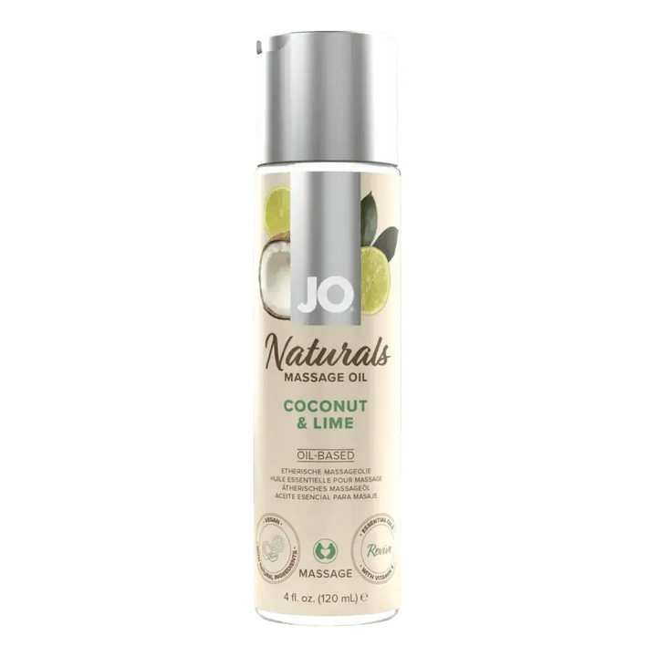 System JO Naturals Coconut & Lime Massage Oil - Dreamy Desire