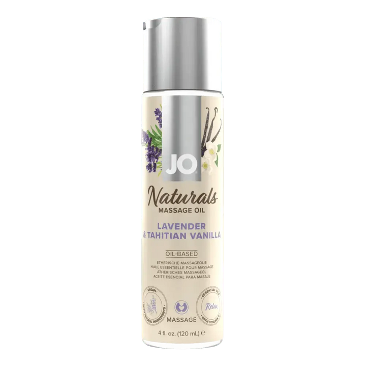 System JO Naturals Lavender & Tahitian Vanilla Massage Oil - Dreamy Desire