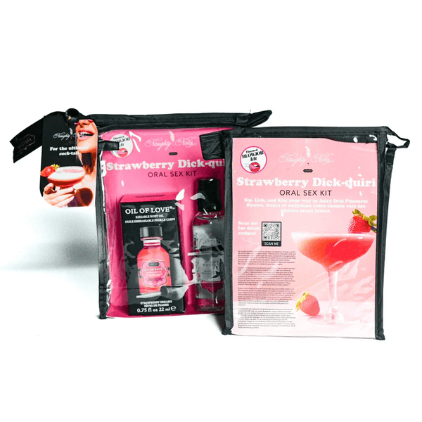 Kama Sutra Strawberry Dick-quiri Oral Sex Cocktail Kit - Dreamy Desire