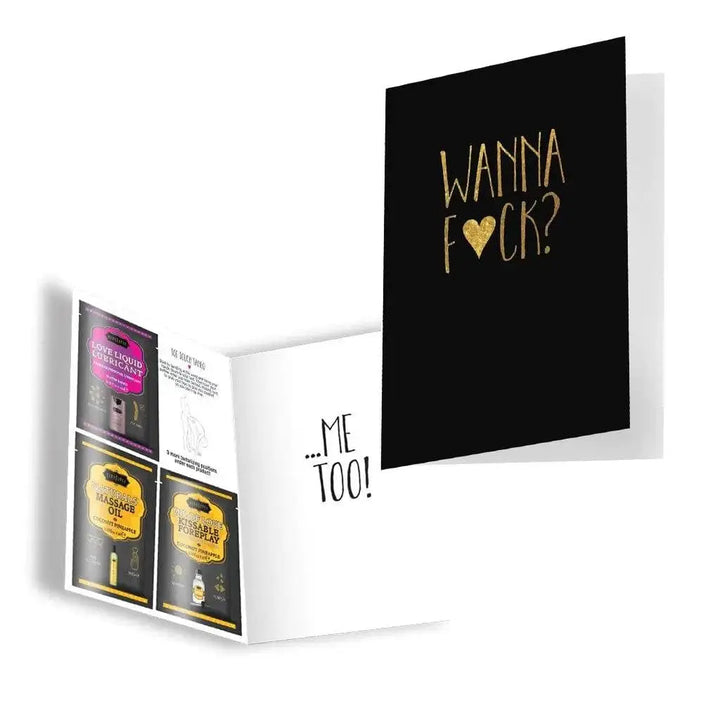 Kama Sutra Naughty Notes Wanna F*ck? Me Too - Dreamy Desire