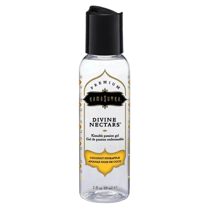 Kama Sutra - Divine Nectars Flavored Body Glide Coconut Pineapple 2 Oz - Dreamy Desire