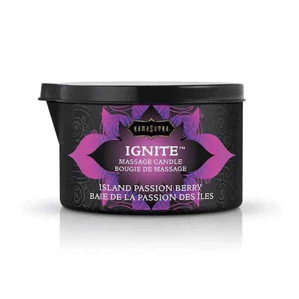 Kama Sutra Ignite Massage Oil Candle Island Passion Berry - Dreamy Desire