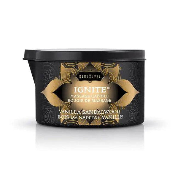 Kama Sutra Ignite Massage Oil Candle Vanilla Sandalwood - Dreamy Desire
